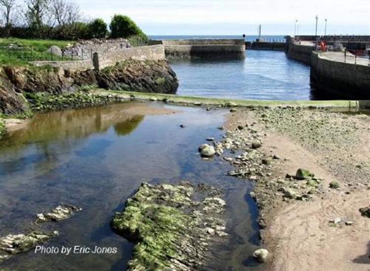Annalong Harbour from the Cornmill end with inner harbour on right