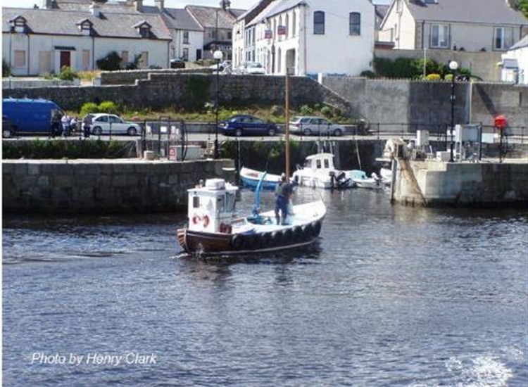 Annalong Harbour.Entrance to inner harbour