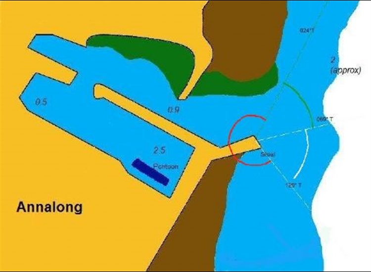 Schematic of Annalong Harbour