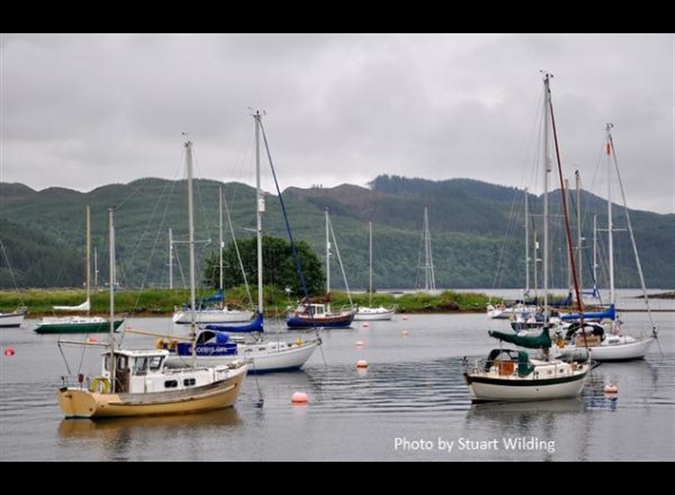 Ardfern Moorings to the NE of Marina
