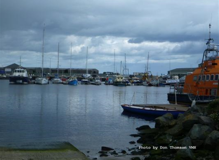 Pontoon in Fishdock from the slip
