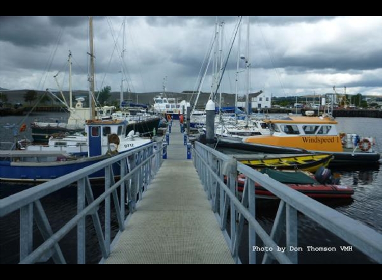 View of Fishdock pontoon from its entrance