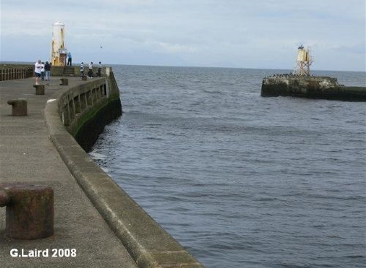 Entrance to Ayr Harbour
