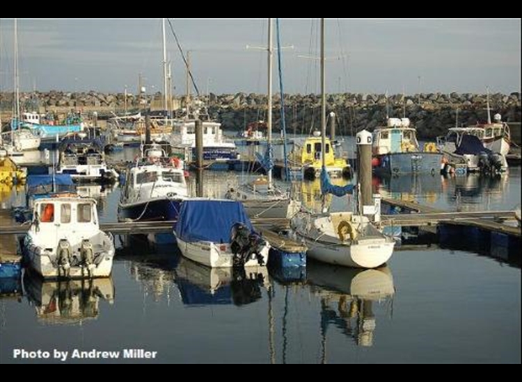 Ballycastle looking towards the Harbour Entrance