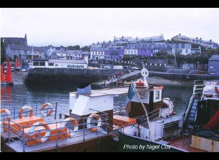Baltimore Sailing Club from South Pier. Note Pleasure Craft are rafted in foreground