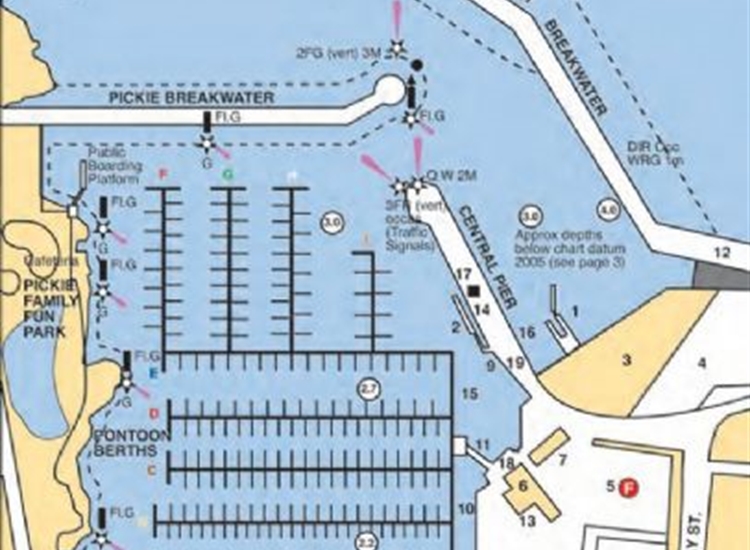 Plan of Bangor Marina