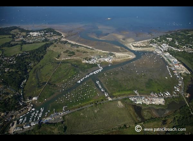 Bembridge looking NE at Low Tide. Not a lot of water!