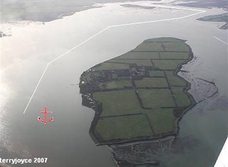 Aerial Photo of Osea Island, looking West