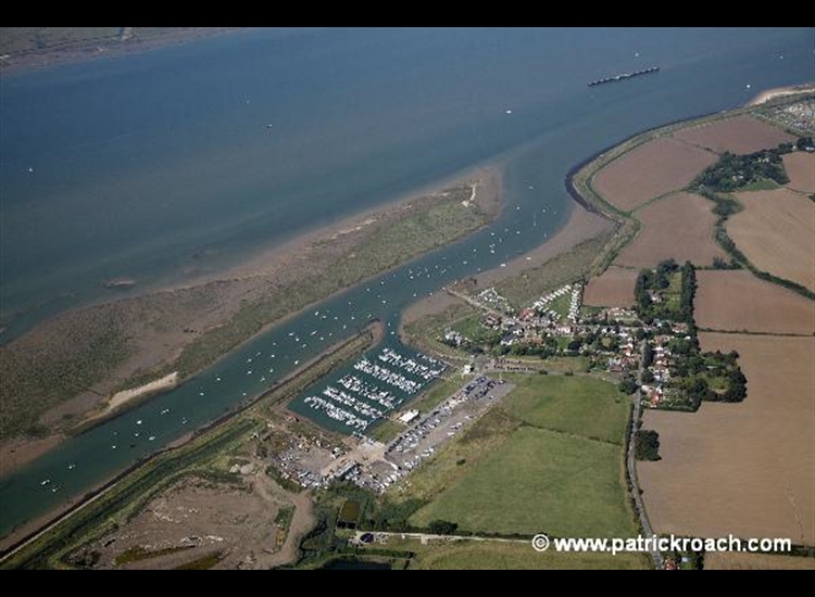 Bradwell Marina looking North