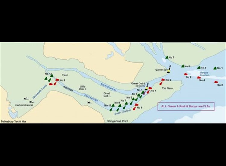 Pilotage to Tollesbury Marina