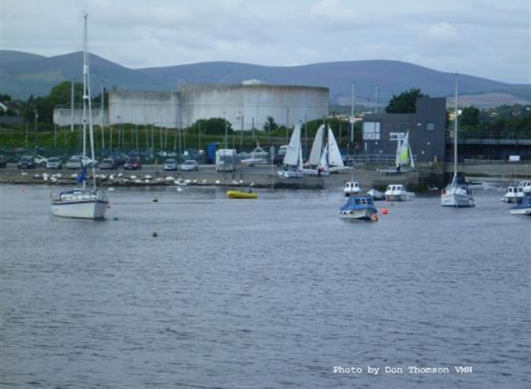 Club Slip with training in progress