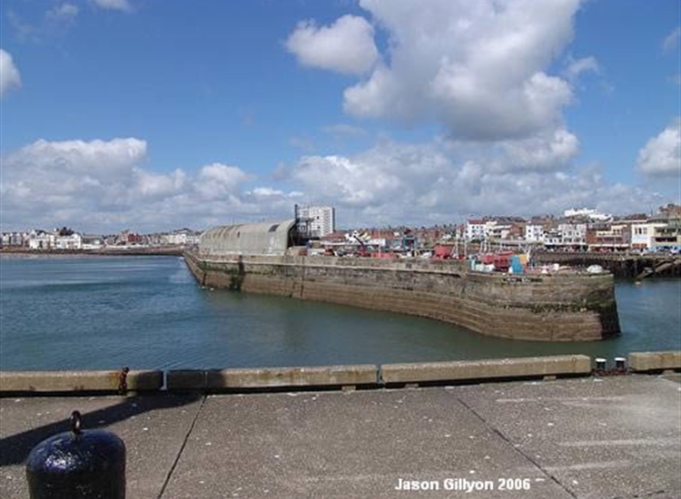 Entrance to Bridlington Harbour