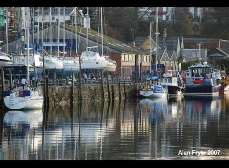 Drying Wall Berths, Afon Seiont
