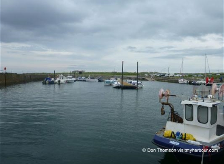 New pontoons from the entrance