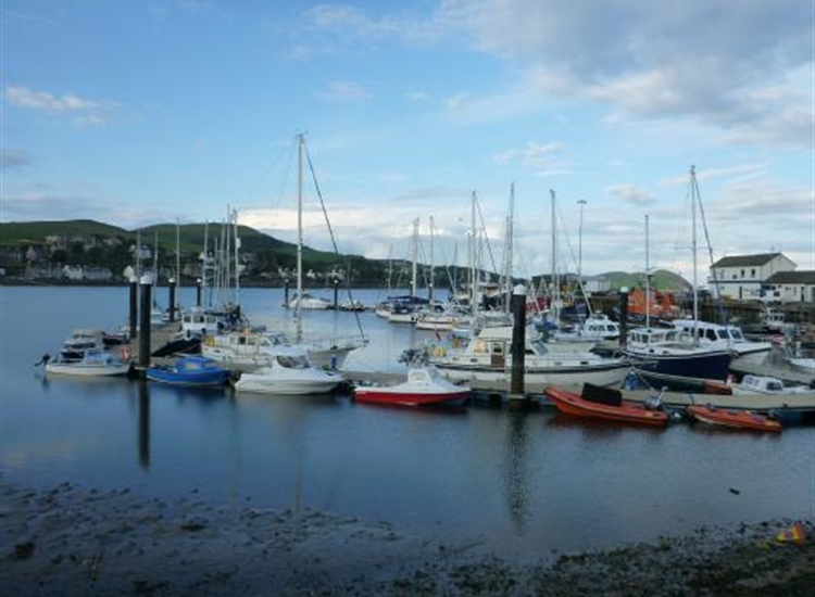 Campbeltown Marina at Low Water