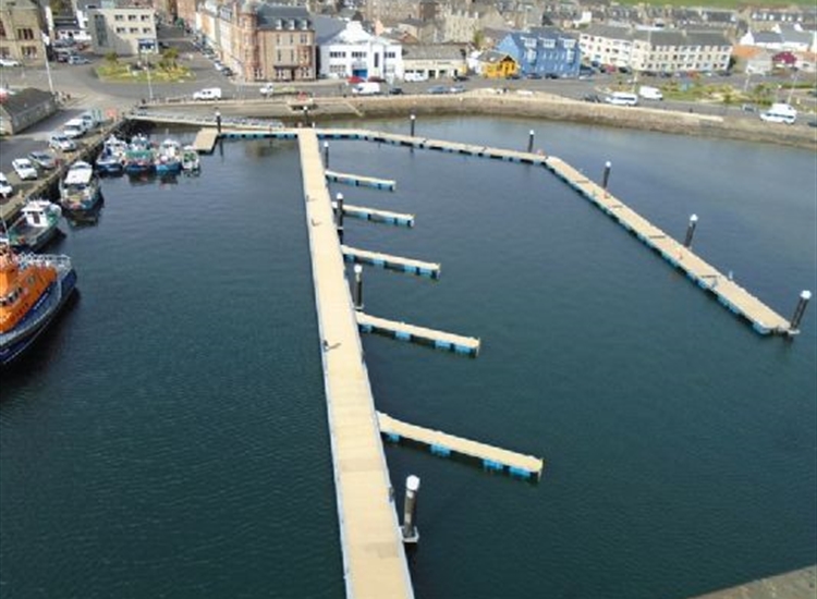 Campbeltown marina looking SW