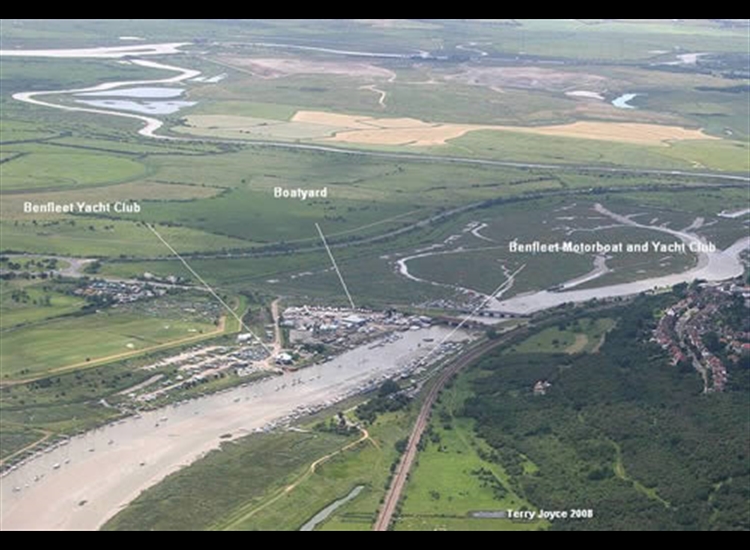 Aerial  Photo of Benfleet Creek