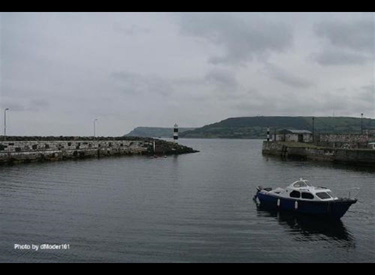 Carnlough Harbour looking south