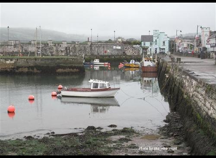 Carnlough Harbour new moorings in 2011