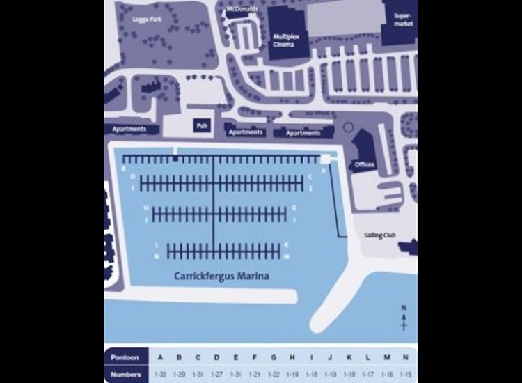 Carrickfergus-Marina-Layout