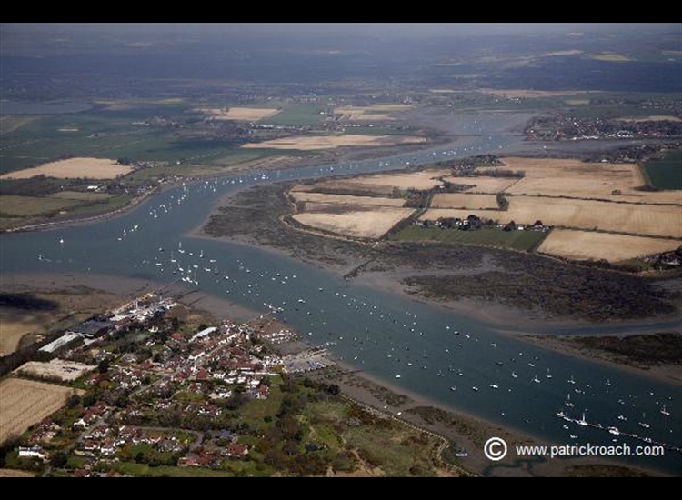 Itchenor  looking North to Bosham