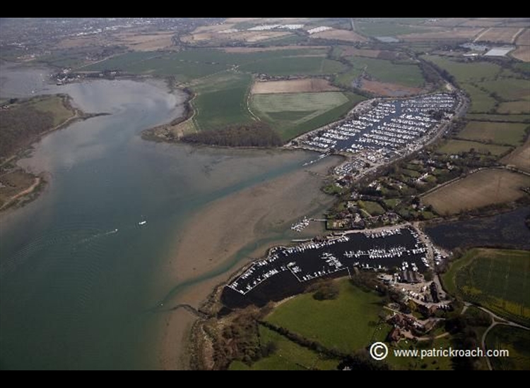 Birdham Pool & Chichester Marina looking ENE