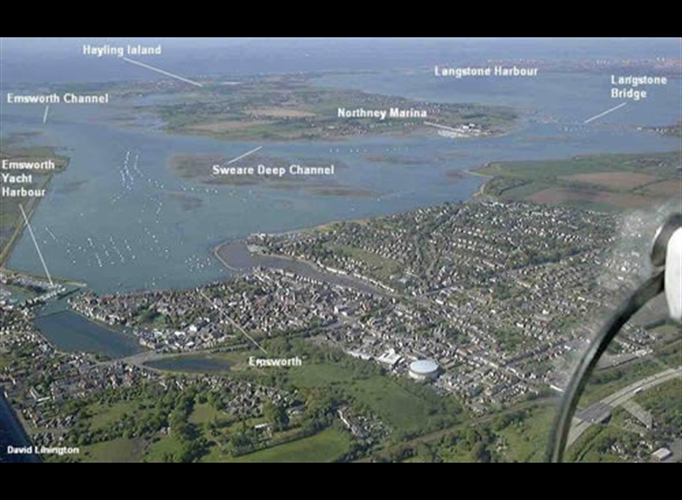 Aerial View, Emsworth and Langstone