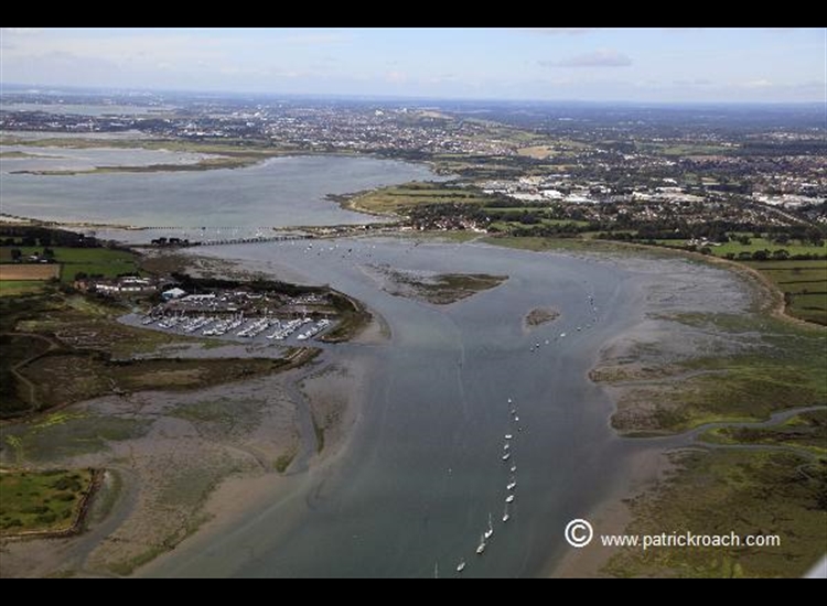 Northney Marina Looking West over marina to Langstone Harbour and Portsmouth.jpg