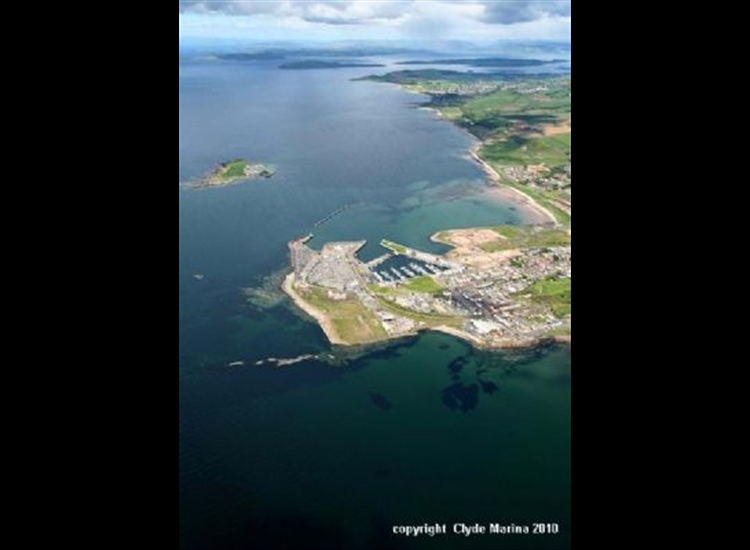 Aerial shot clearly shows entrance