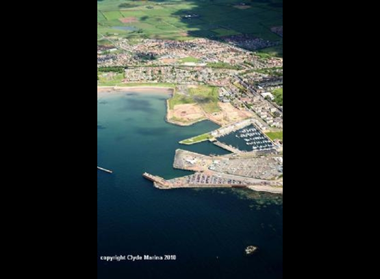 Aerial shot shows way in