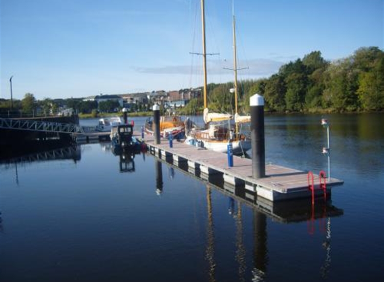 East bank Town Centre pontoon