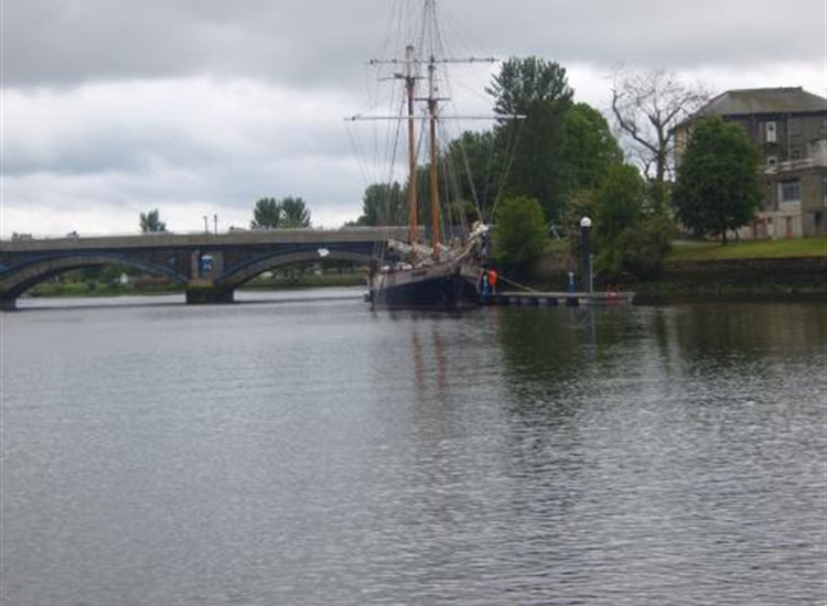 West bank  Town Centre pontoon