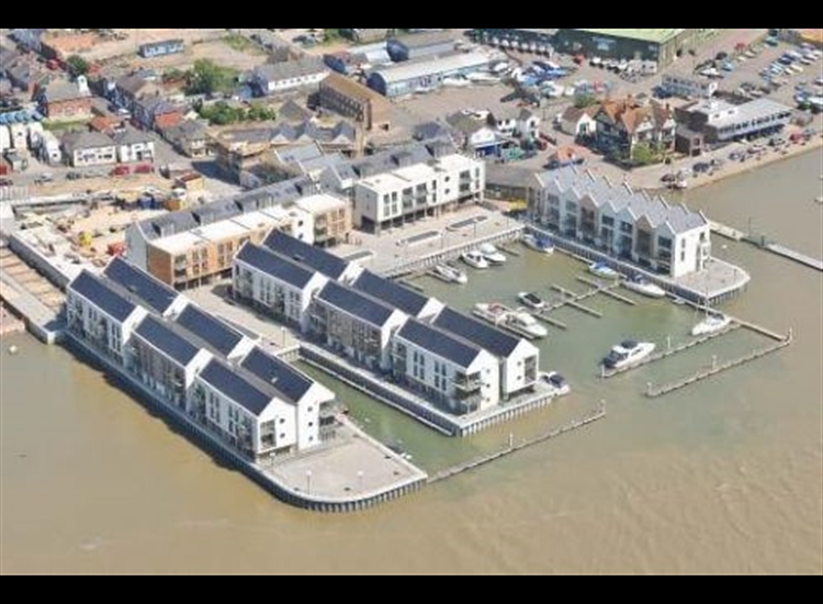 Aerial photo of Waterside Marina, Brightlingsea