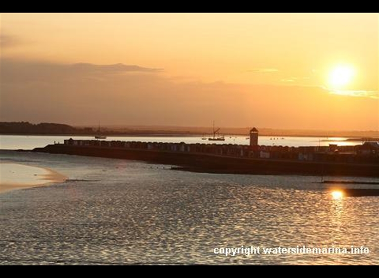 View from Waterside Marina over Bateman's Tower & Pyefleet
