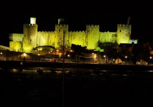 Conwy (River) and Deganwy
