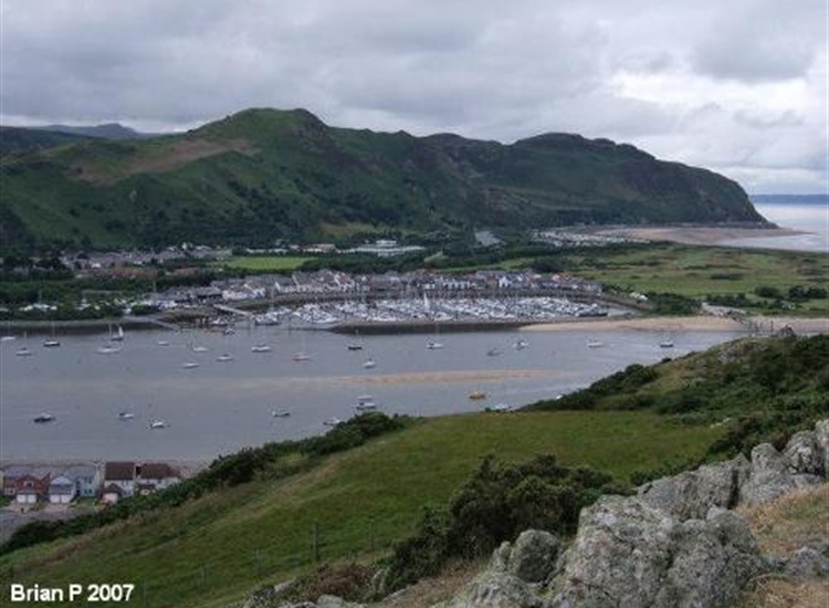 Conwy Marina from above