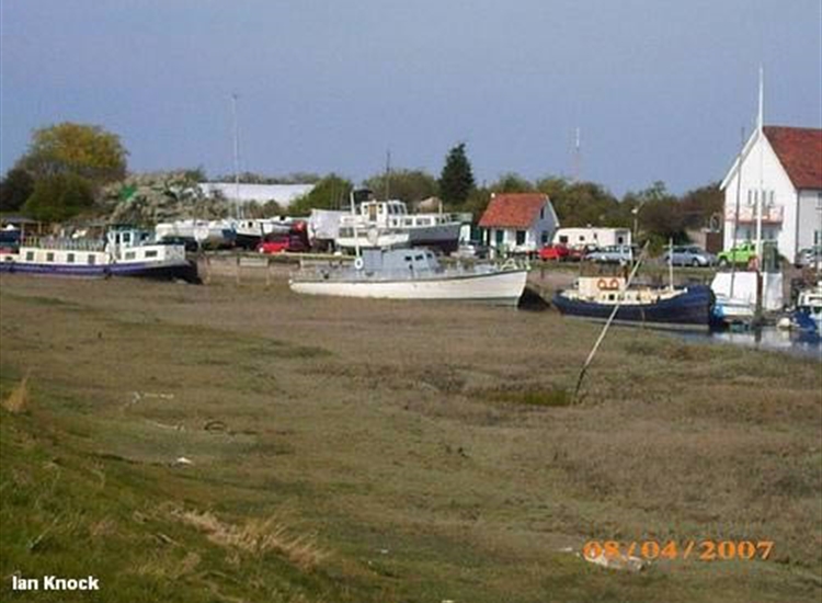 Barge at Conyer Creek Marina