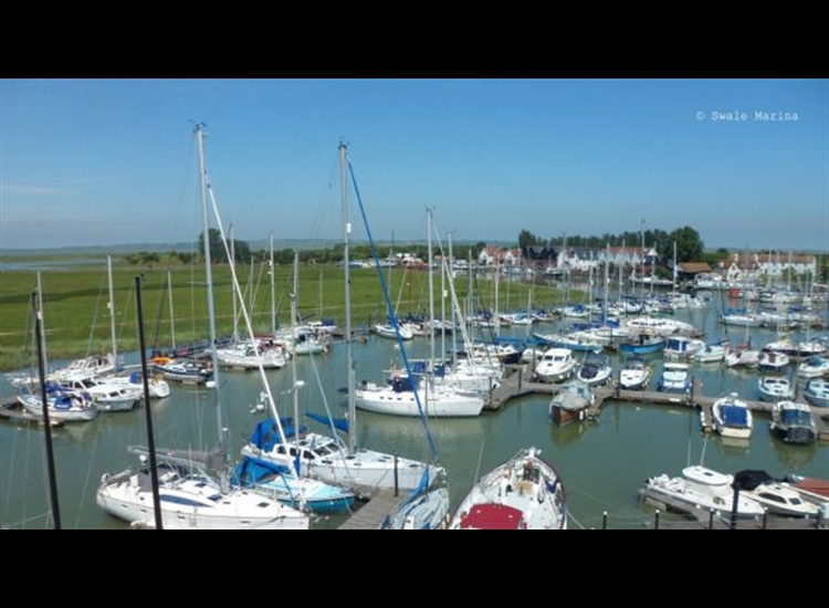 Swale Marina looking inwards 2017