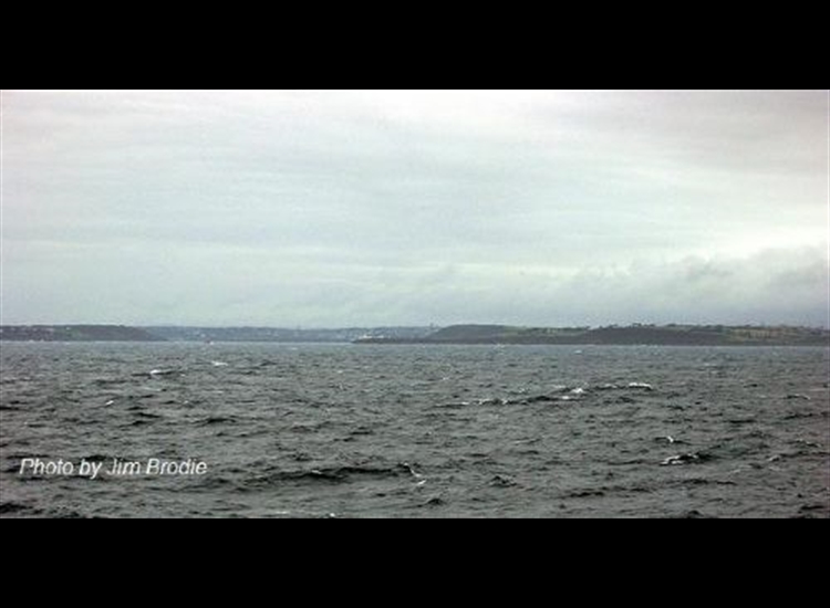 1. Approaching Cork. Roche's Point Lighthouse conspic