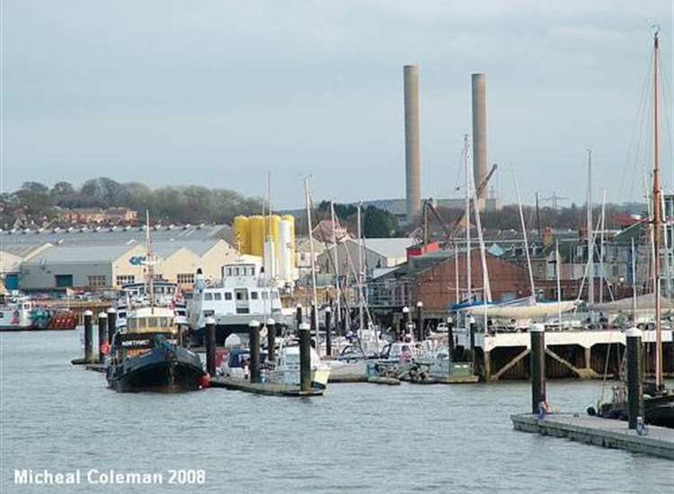 14. Shepards Wharf in Foreground, Harbour Authority Pontoon Main