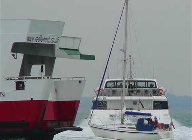 8. Cowes Entrance Channel...no place to be messing with SAILS