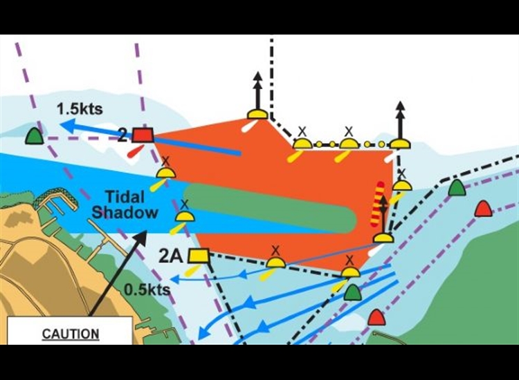 Breakwater has altered tidal flows in Cowes harbour