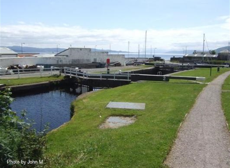 3. Crinan Canal Lock No 2 (ready to lock up) with No3 just over your left shoulder