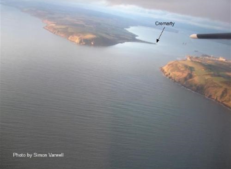 Cromarty Firth from the air