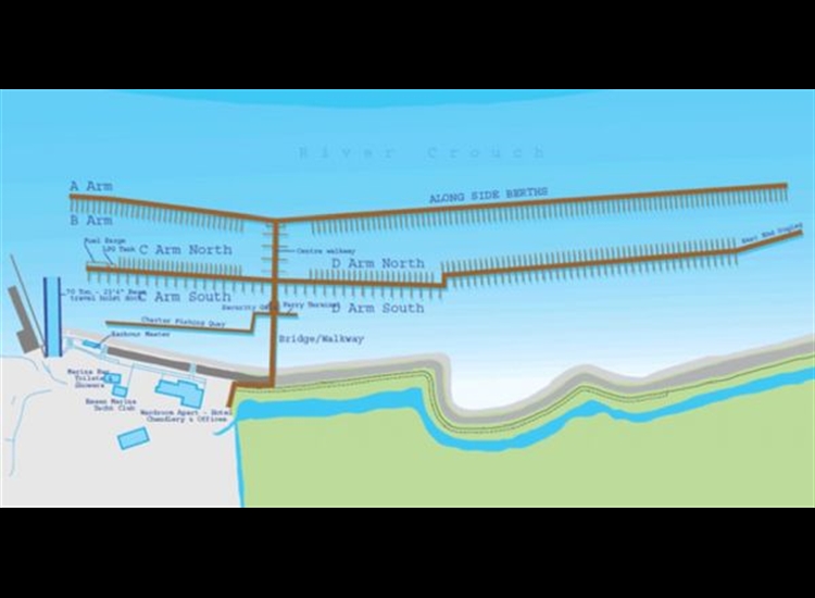 Essex Marina berth Plan