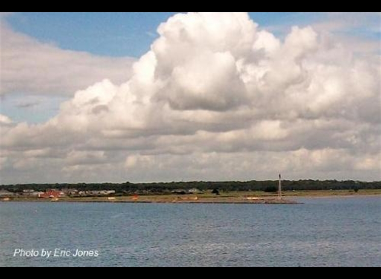 Dublin Approach. North Bull wall extension covered at HW