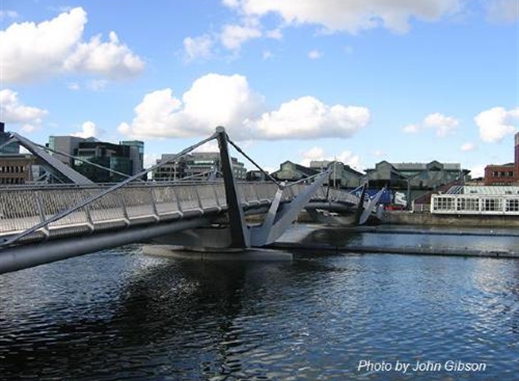 Dublin. Sean O'Casey footbridge