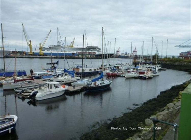 Poolbeg Marina looking East
