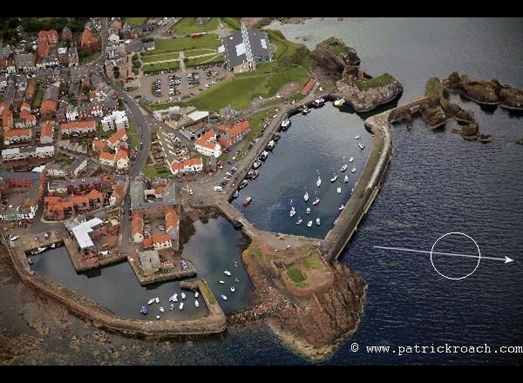 Aerial shot of Dunbar