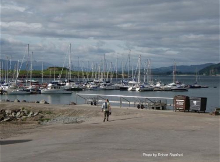 Dunstaffnage Marina from the shore